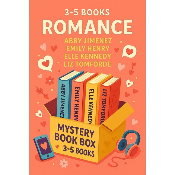 Romance Book Box Bundle! 5 Lbs Romance Books Surprise Lot Blind Date Box Mystery - Picture 1 of 8